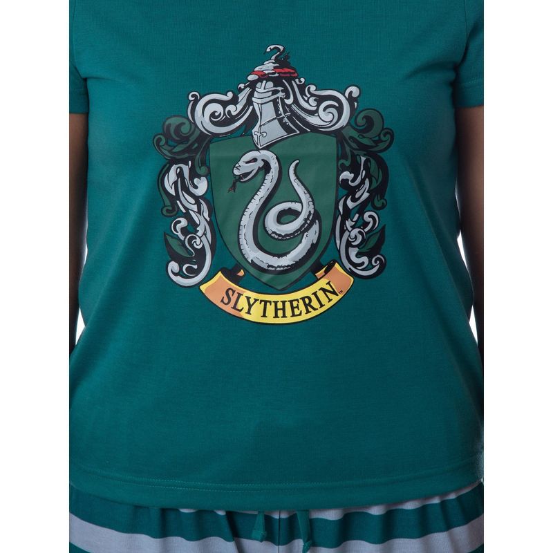 Harry Potter Womens' Hogwarts House Crest Jogger Pajama Set-All Houses, 4 of 5