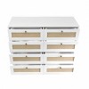 NicBex Rattan Dresser Farmhouse Storage Cabinet Closet Organizers and Storage Dresser for Bedroom, Closet, Living Room - 3 of 4