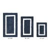 Hotel Bath Rug 100% Premium Cotton Tufted Weave Two Tone Reversible 3 Piece Bathroom Rug Set, Super Soft & Water Absorbent, Machine Washable Bathmat - 2 of 4