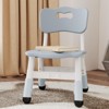 coucheta 4 Pack Kids Chair, 3 Level Height Adjustable, Plastic Toddler Chairs for Children Boys Girls Age 2-6, for Classroom Nursery Indoor Use - 3 of 4