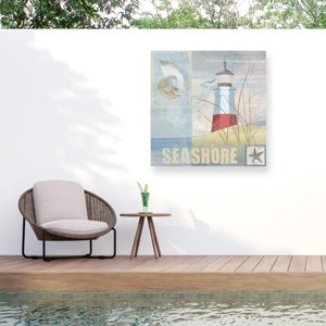 "Red Coastal Beacon" Outdoor Canvas - 1 of 4