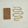 Storied Home Glass Bead Garland in Kraft Box, Brushed Gold Finish - 3 of 3