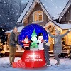 VINGLI 6ft Tall Christmas Snow Ball Inflatable, with Secure Stakes Storage Bag, Electric Blower Fan for Indoor Outdoor Garden Decor - 4 of 4