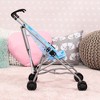 Buggy Doll Umbrella Stroller, Blue & Cows - 3 of 4