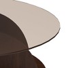 Hrinhom 31.5"W Round Coffee Table with Storage - 3 of 4