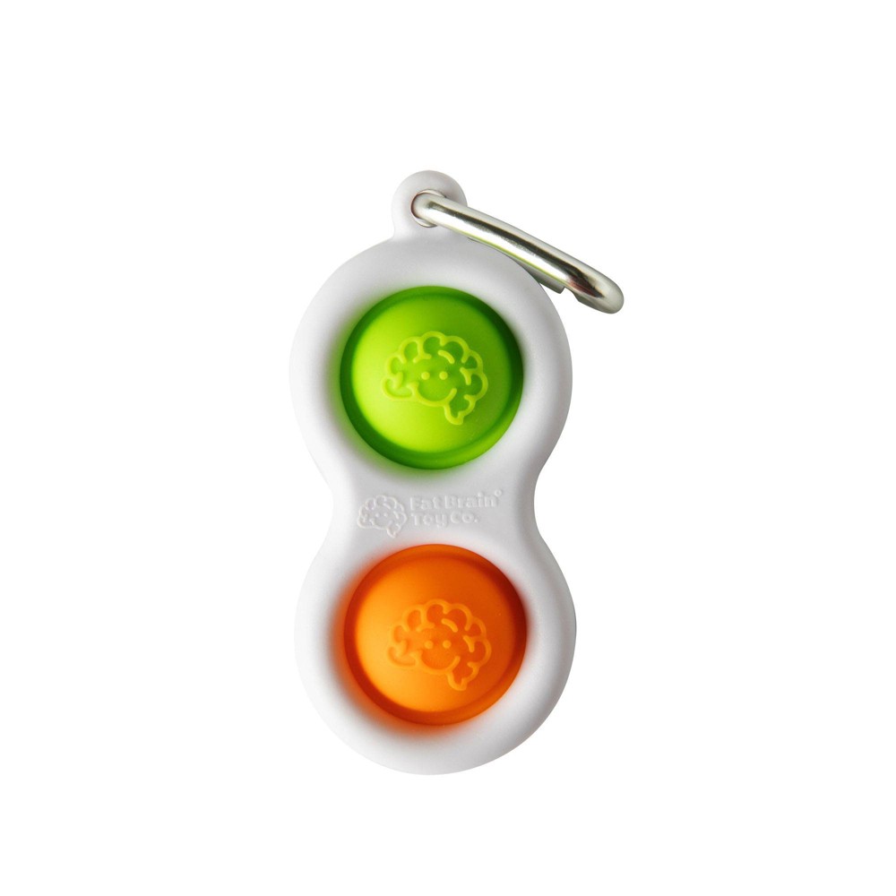 Photos - Role Playing Toy Fat Brain Toys Simpl Dimpl Keychain - Color May Vary: Shapes And Colors, Creative Thinking, Silicone 