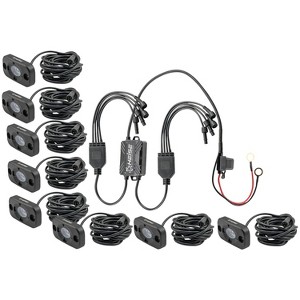 Heise LED Lighting Systems® Marine/Powersports RGB Accent Light Kit (8 Pack) in Black - 1 of 4