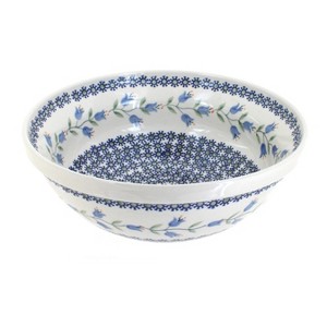 Blue Rose Polish Pottery M092 Manufaktura Large Serving Bowl - 1 of 2