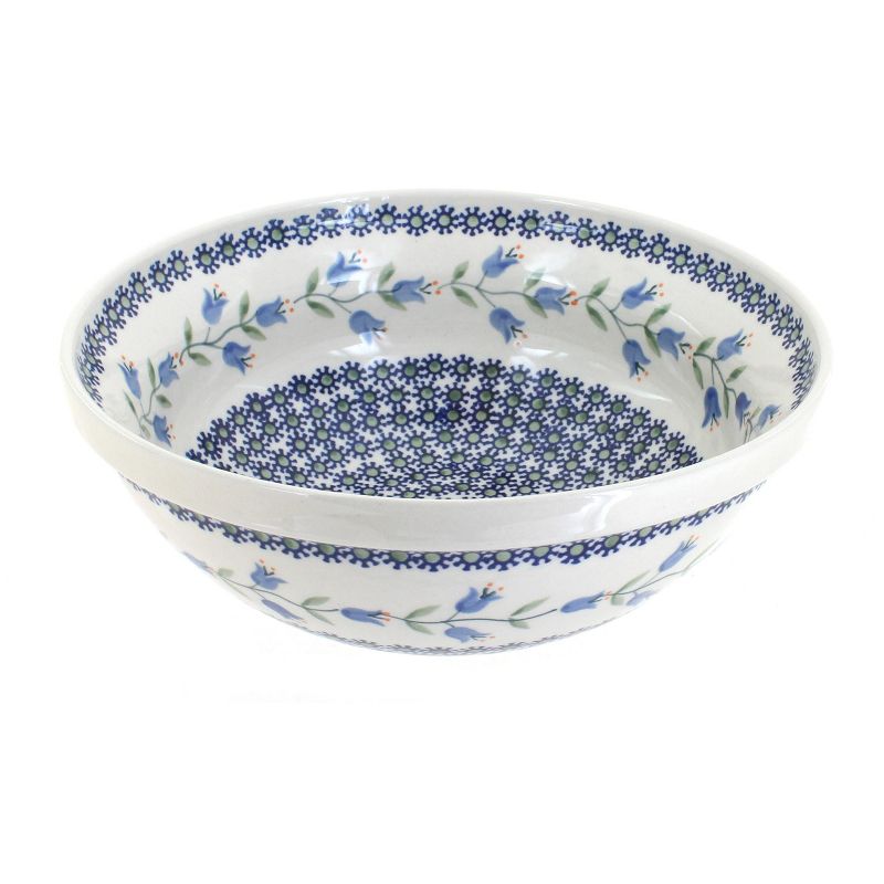 Blue Rose Polish Pottery M092 Manufaktura Large Serving Bowl, 1 of 3