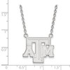 Black Bow Jewelry 10k White Gold Texas A&M Aggies NCAA Necklace 18 Inch - 2 of 4