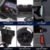 24V Licensed Cadillac 2-Seater Kids Ride On Car, Electric Truck w/ Remote, 130W Motors, LED Lights & Music - 3 of 4