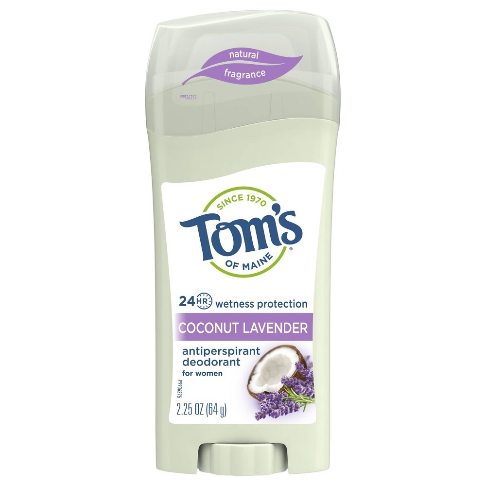 Tom's of Maine Antiperspirant Coconut Lavender - 2.25oz 3 pack 