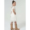 2Bunnies Girls' Vintage Ruffle Puff Sleeve Mesh Tulle Dress On and Off Shoulder - 4 of 4