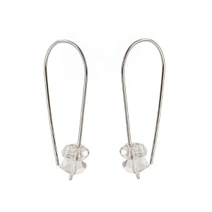 Herkimer Diamond Threader Earrings - 1 of 4