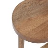 Kate and Laurel Fitley Round Wood Plant Stand, 16x16x35, Natural - 3 of 4