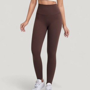 Anna-Kaci Active Women's High Waist Full Length Seamless Leggings with Body Contouring Design - 1 of 4