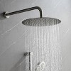 Shower System with Shower Head, Hand Shower, Slide Bar, Bodysprays, Shower Arm, Hose, Valve Trim, and Lever Handles - 2 of 4