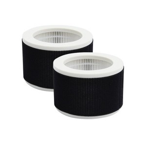 Nispira True HEPA Replacement Filter Compatible with KOIOS MOOKA EPI810 Air Cleaner Air Purifier. Removes Odor. 3 Stage Filtration. 2 Packs - 1 of 4