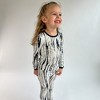 tiny knot co. Toddler Gender Neutral Buttery Soft Durable, Tagless Printed TENCEL Modal Pajama Set - 4 of 4