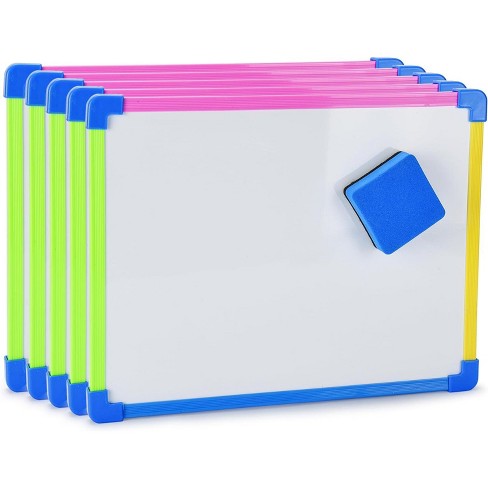 Small Dry Erase White Board, 12 X 16 Magnetic Hanging Double