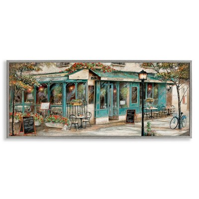 Stupell Industries European City Streets Café Scene, 24" x 10"