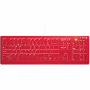 CHERRY AK-C8112 Medical Keyboard Permanent Cable US Layout CF/WIN LEFT Red - 1 of 1
