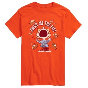 Men's - Peanuts - Pass The Pie Short Sleeve Graphic T-Shirt - 1 of 4