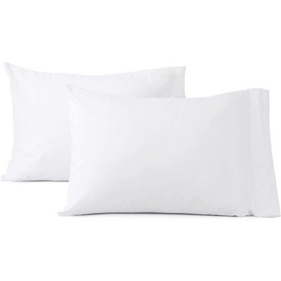 King Size Ultra-Soft White Microfiber Pillow Cases, 2 Pack
