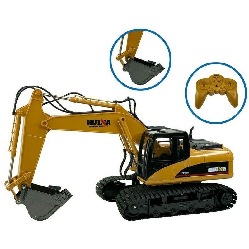 Big Daddy Super Powerful Full Functional DIE-CAST 15 Channel Professional Remote Control Excavator Tractor, 1 of 9