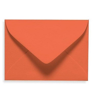 LUX #17 Mini Envelopes 2 11/16 x 3 11/16 50/Box Tangerine LUXLEVC-112-50