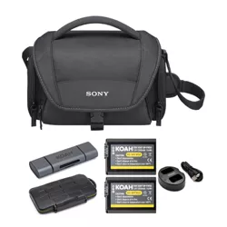 Sony LCS-U21 Soft Carrying Case Bundle