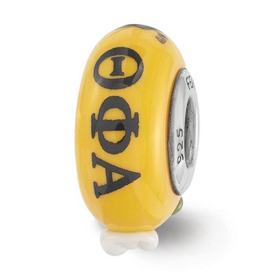 Black Bow Jewelry  Theta Phi Alpha Greek Life Bracelet Bead Charm