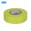Unique Bargains PVC Non-Adhesive Flagging Tapes for Trail Outdoor 2 Pcs Yellow 1" x 147 ft - 3 of 4
