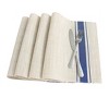 Unique Bargains Heat-Resistant Non-skid Removable Woven PVC Table Placemat 18'' x 12'' 4 Pcs - 2 of 4