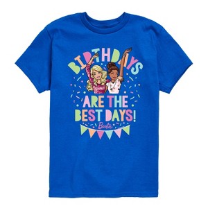 Boys' - Barbie - Birthdays Are The Best Days Short Sleeve Graphic T-Shirt - 1 of 4