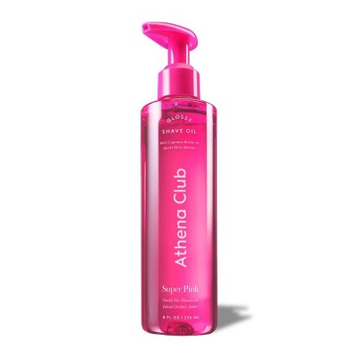 Athena Club Glossy Shave Oil - Super Pink - 8oz : Target