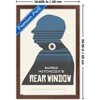 Trends International Alfred Hitchcock - Rear Window (1954) Silhouette Framed Wall Poster Prints - 3 of 4