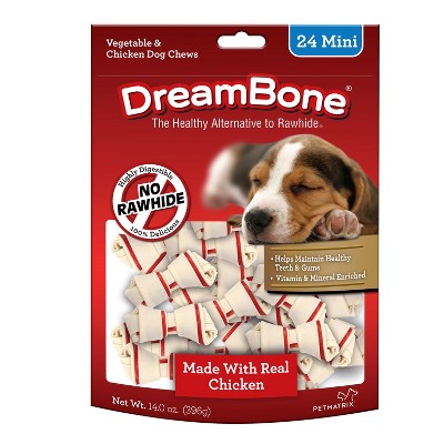 dog treat made of rawhide