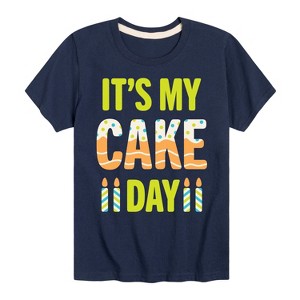 Boys' - Instant Message - Birthday It's My Cake Day Short Sleeve Graphic T-Shirt - 1 of 4