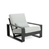 Modern Aluminum Outdoor Patio Lounge Chair,Indoor Chaise Lounge with Cushion for Living Room,Garden Loungers for Backyard-Coolbibila - 3 of 4