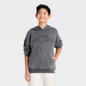 Boys' Toyota Supra Front and Back Graphic Hooded Sweatshirt