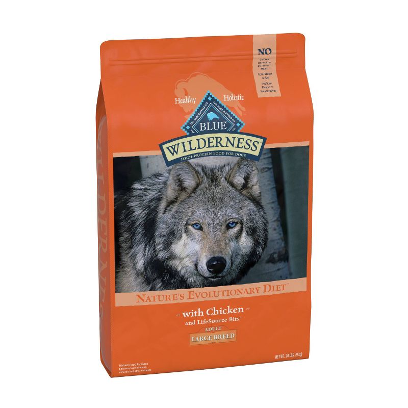 Blue Buffalo Wilderness High Protein Natural Adult Large Breed Dry Dog Food with Chicken, 6 of 11