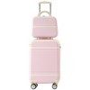Maggift 3 PCS Bag and Luggage Sets, with Spinner Wheels and Zippers Lightweight Suitcase, for business trips and travel, Pink, 20.1"*12.4"*30.3" - 2 of 4