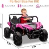Garvee 24V Ride On UTV for Big Kids, 2 Seater Electric Car with Remote Control, LED Lights, Shock Absorbers, Storage, Ride On Toy for Kids - 2 of 4