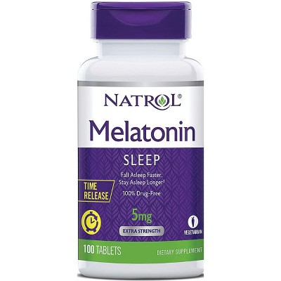 Natrol Melatonin Time Release - Extra Strength 5mg 100 Tablets