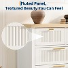 Fluted 7 Drawer Dresser for Bedroom, 45'' Tall Dresser, Chest of Drawers, Wooden Chest with Clothes Storage Cabinet - 2 of 4