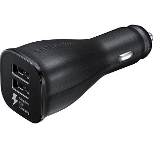 Original Samsung Car Charger Dual Port Adaptive Rapid Fast Charger with USB TYPE-C Cable EP-LN920CBEGWW - 1 of 2