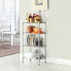LunaLulinlk 4 Tier Wire Shelving, Adjustable Storage Rack Unit for Kitchen, Greenhouse Planting Shelving - 4 of 4