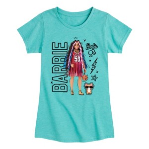 Girls' - Barbie - Fashion Icons Fitted Short Sleeve Graphic T-Shirt - 1 of 4