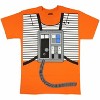 Seven Times Six Star Wars I Am Luke Skywalker Flight Suit Mighty Fine Adult Costume T-Shirt Orange - 2 of 3